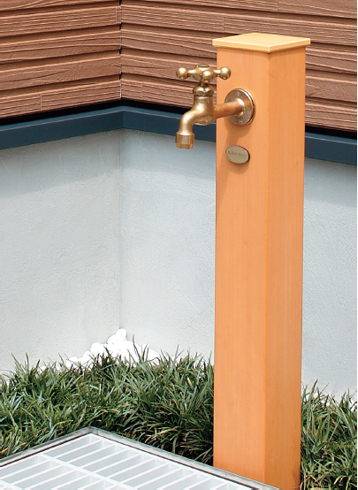 樹脂木製・木製水栓柱